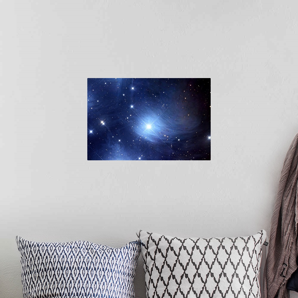 A bohemian room featuring The Merope Nebulosity and IC 349