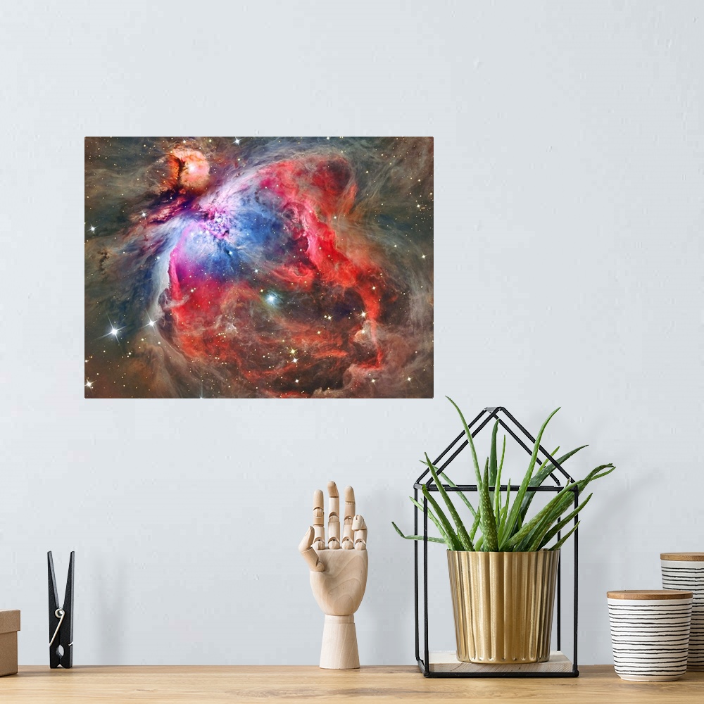 A bohemian room featuring The Orion Nebula