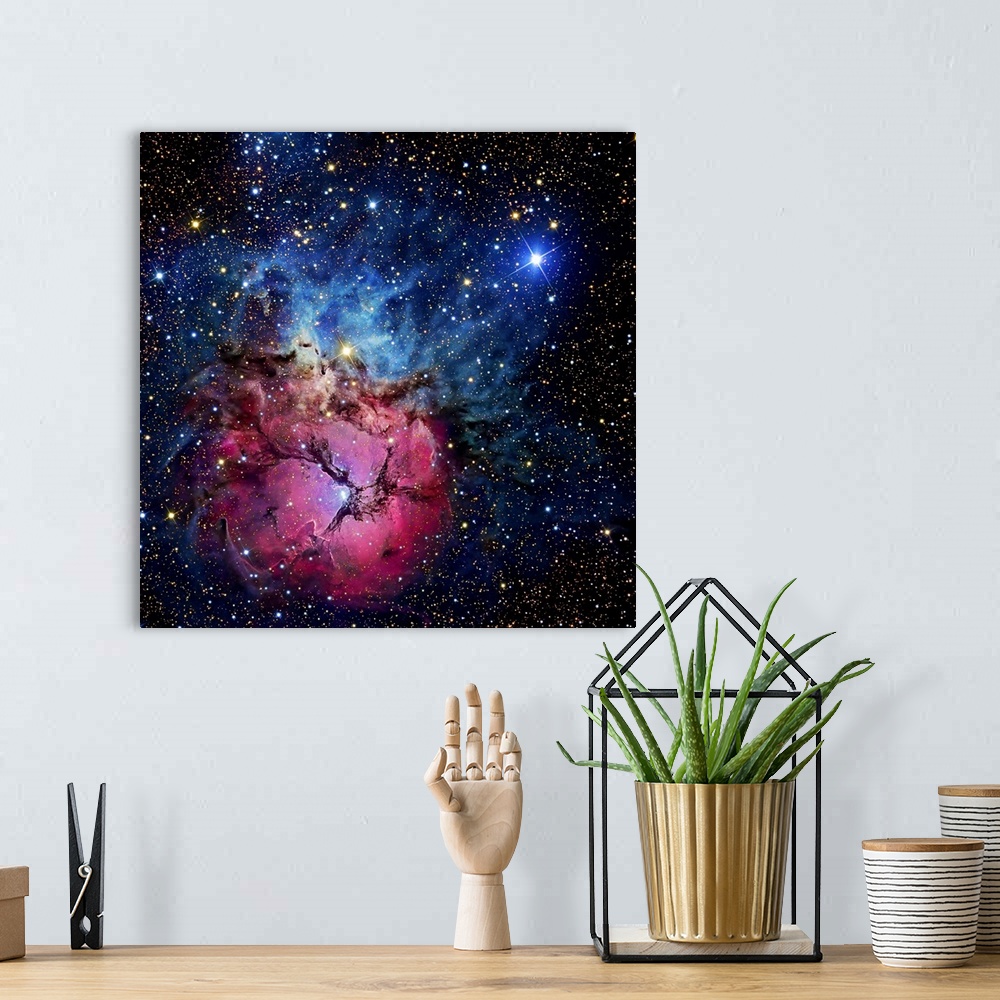 A bohemian room featuring The Trifid Nebula