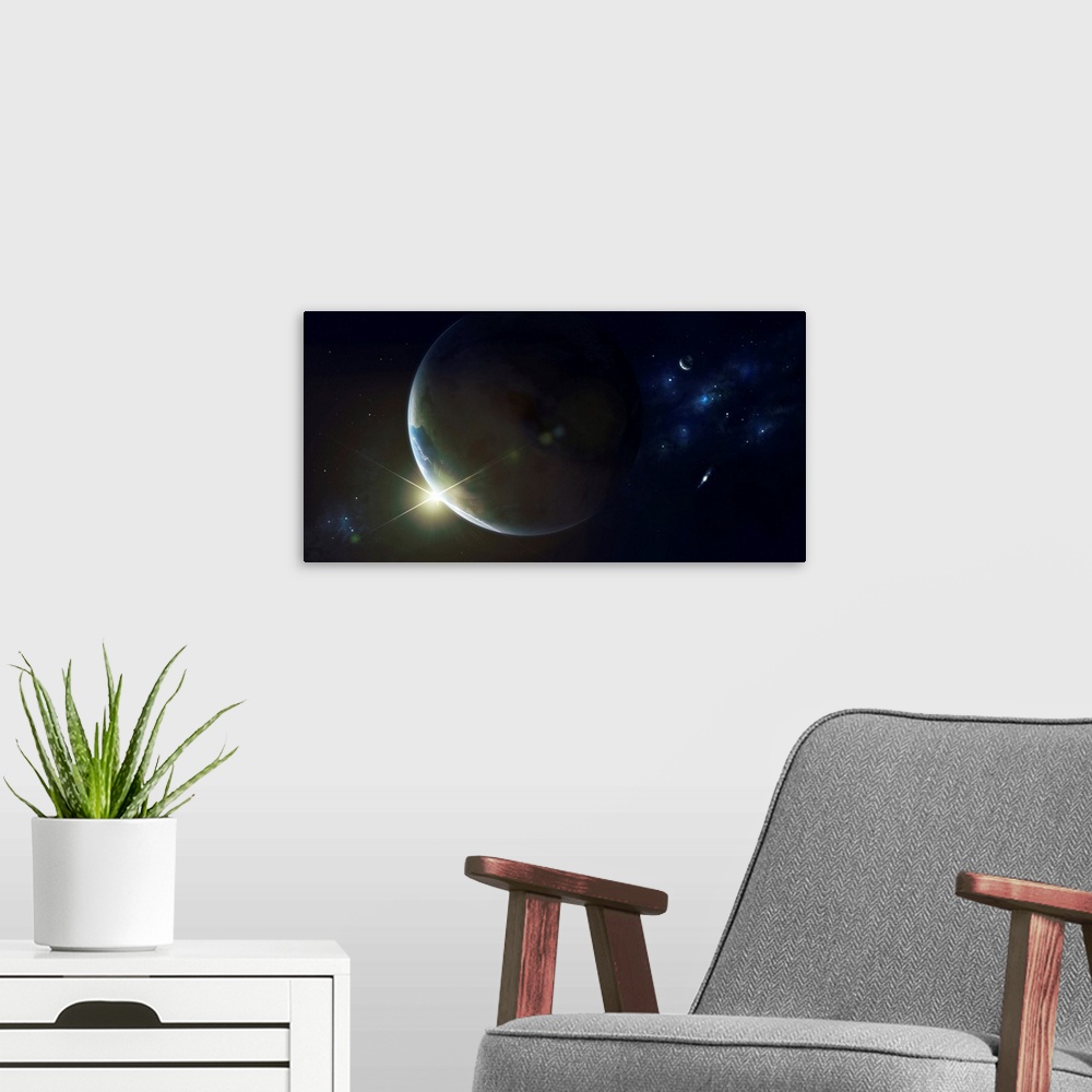 A modern room featuring Upsilon is another sun like our own with a planet that lies within the habitable zone. Discoverie...