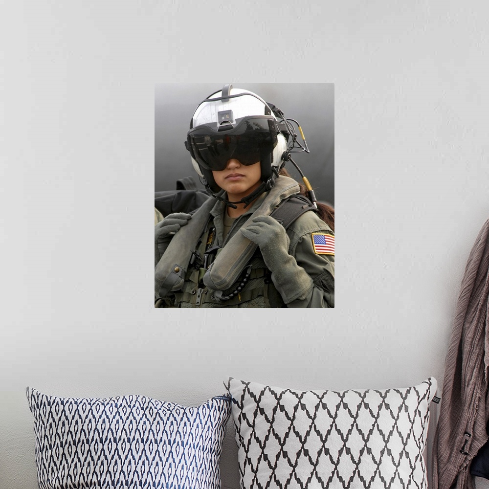 A bohemian room featuring US Navy Aviation Warfare Systems Operator