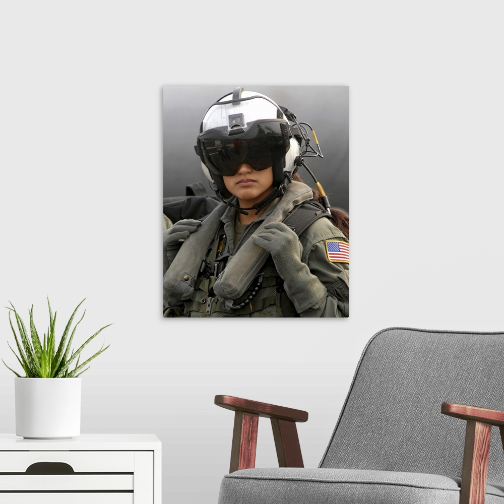 A modern room featuring US Navy Aviation Warfare Systems Operator