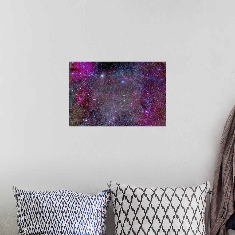 A bohemian room featuring The Vela supernova remnant in the centre of the Gum Nebula area of Vela. This is the remains of a...
