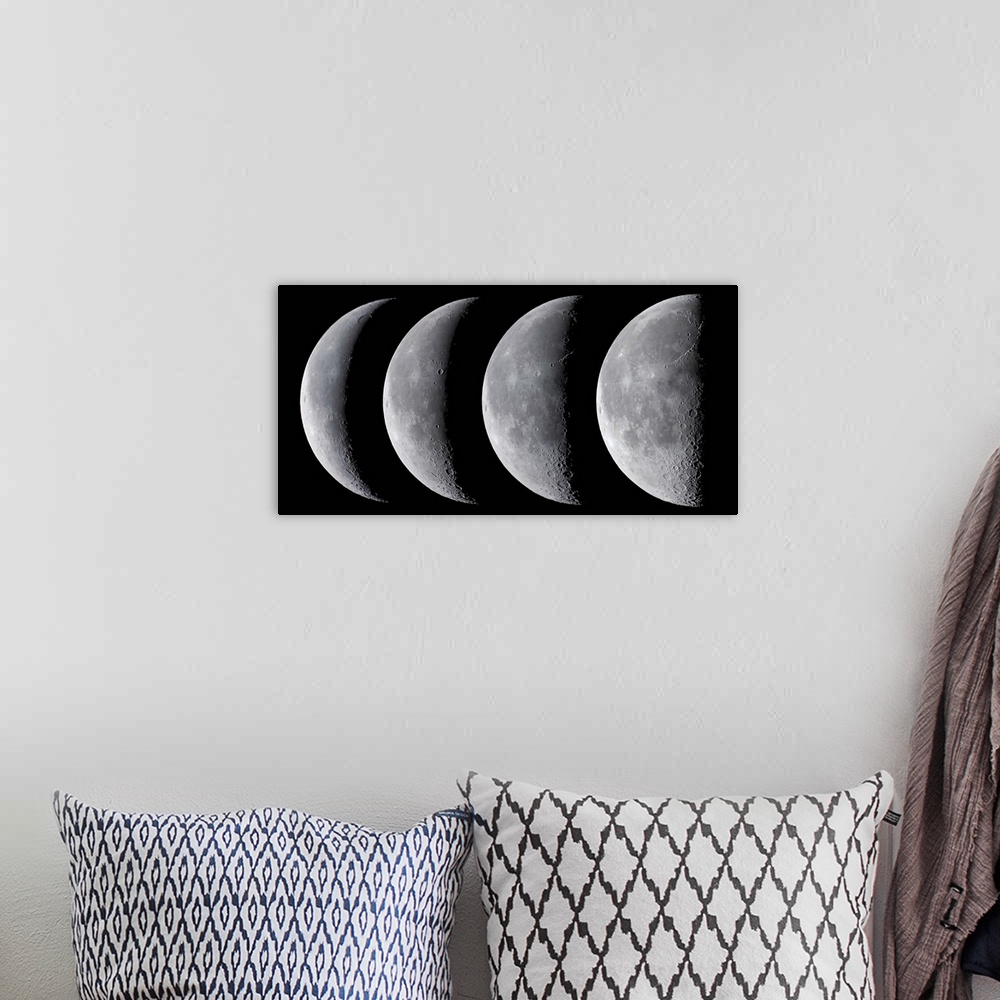 A bohemian room featuring Waning moon series