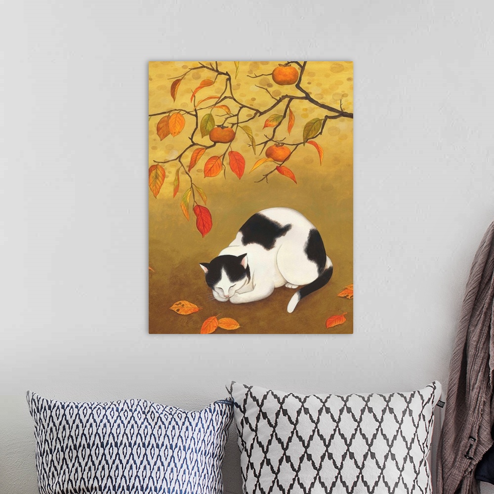 A bohemian room featuring Autumn Cat