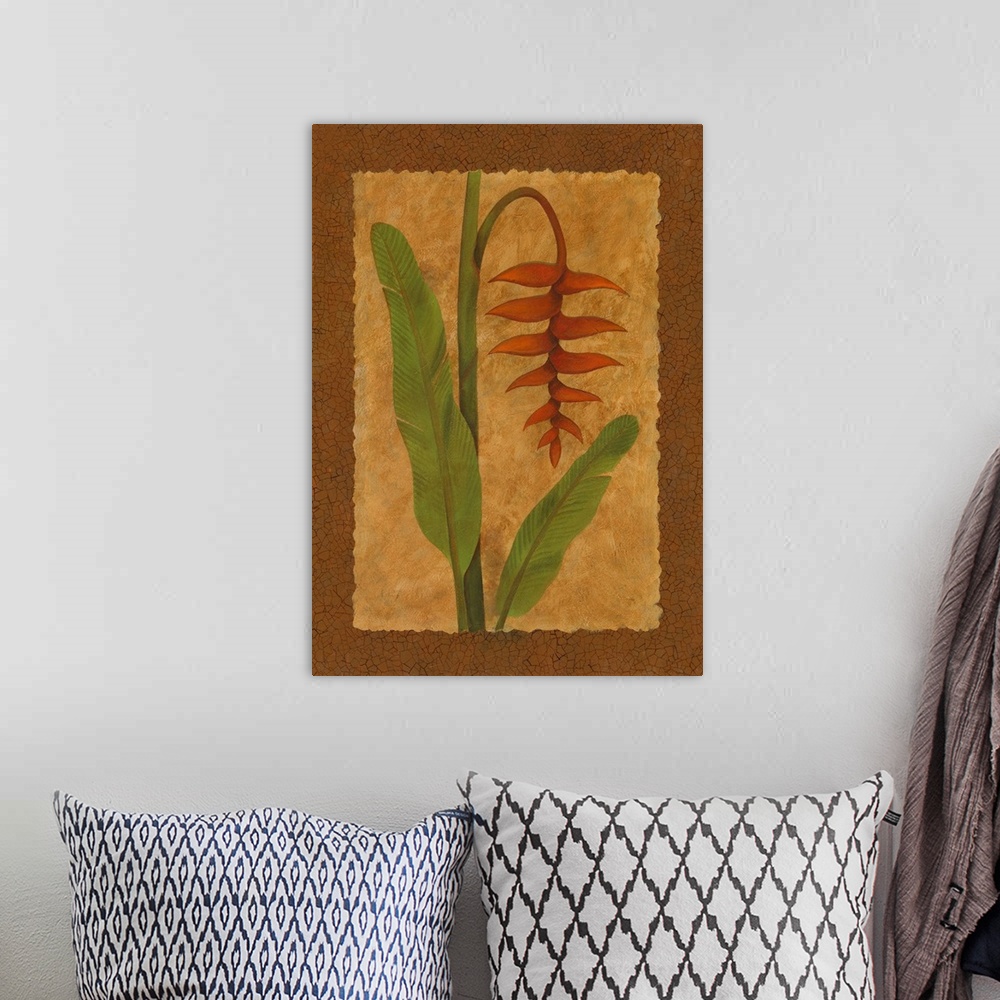 A bohemian room featuring Heliconia  II
