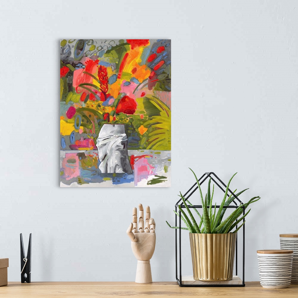 A bohemian room featuring Abstract Flora