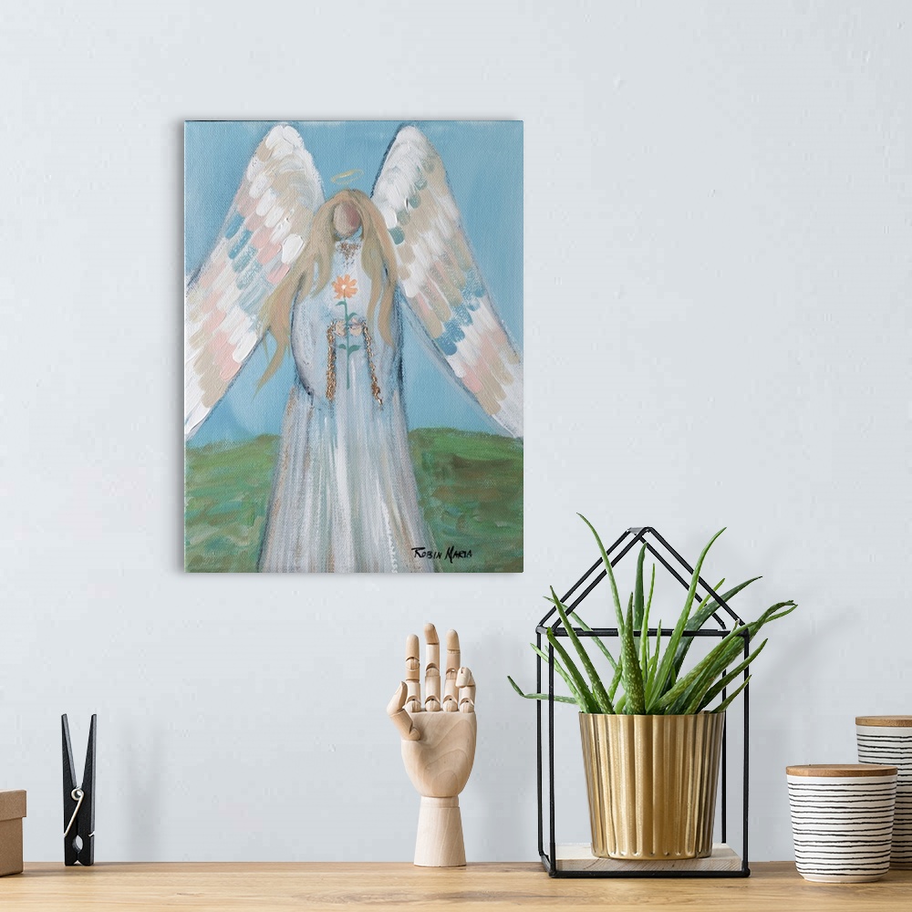 A bohemian room featuring Angel In Spring