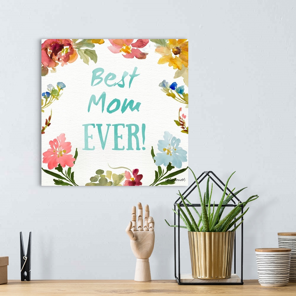 A bohemian room featuring Best Mom EVER