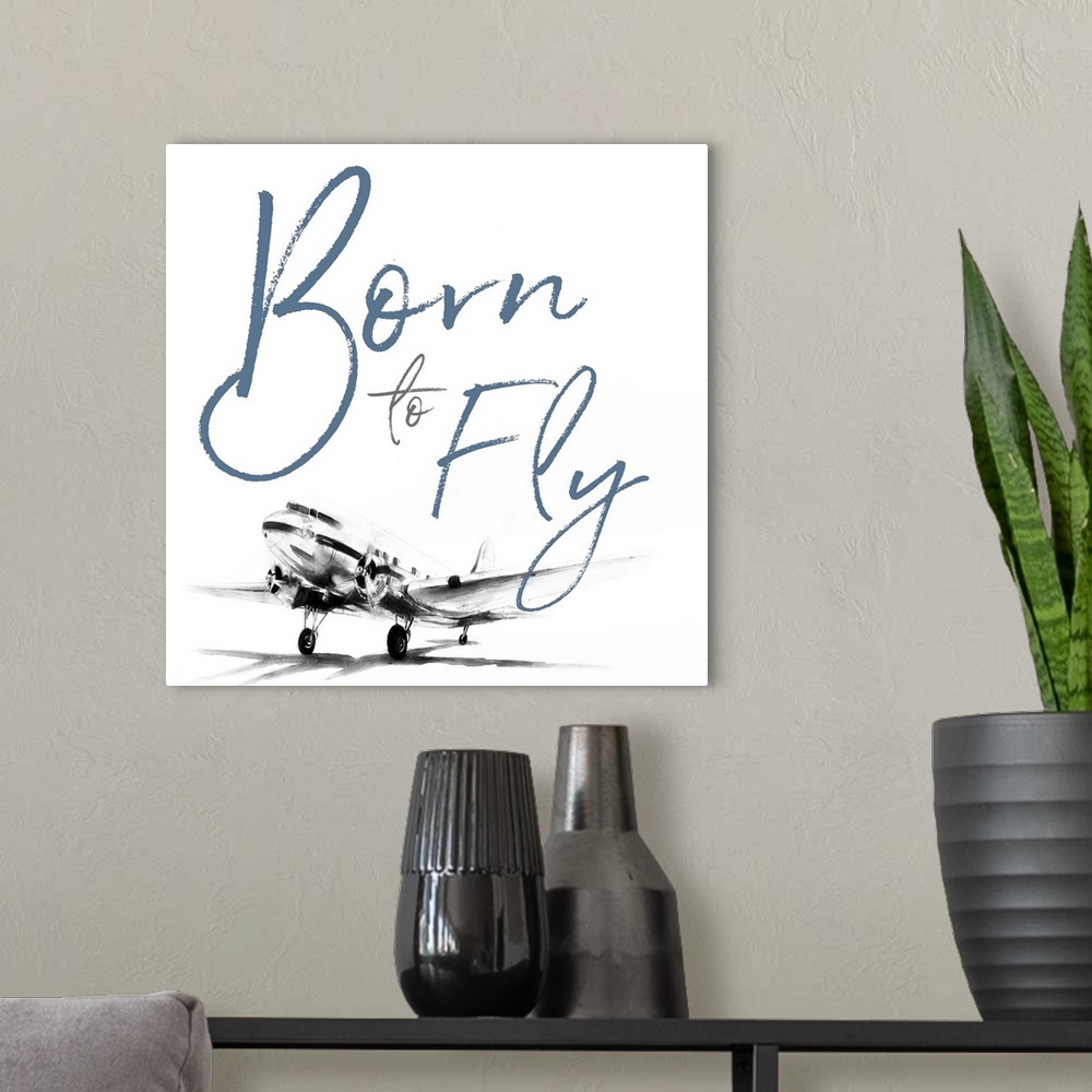 A modern room featuring Born To Fly