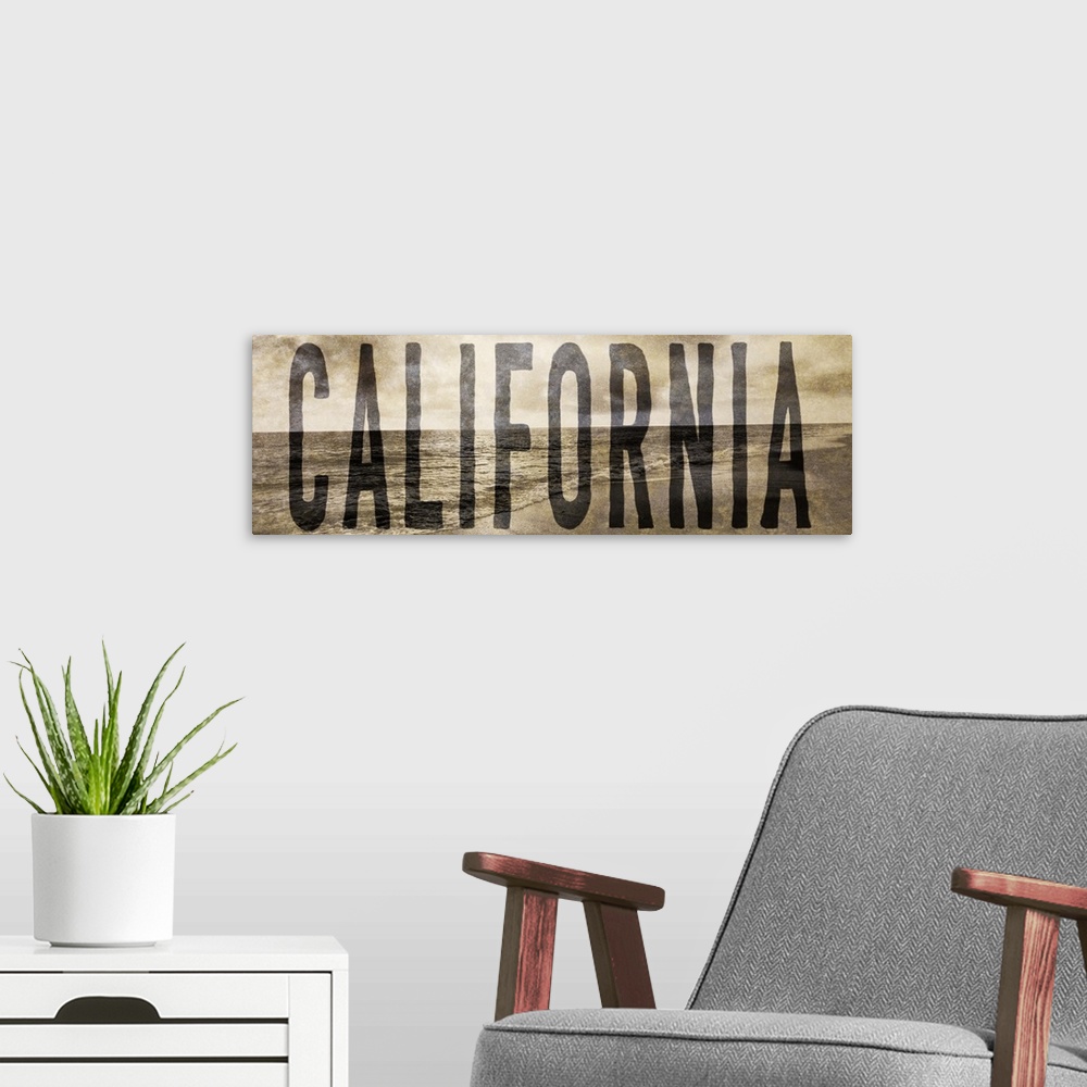A modern room featuring California Type Wave
