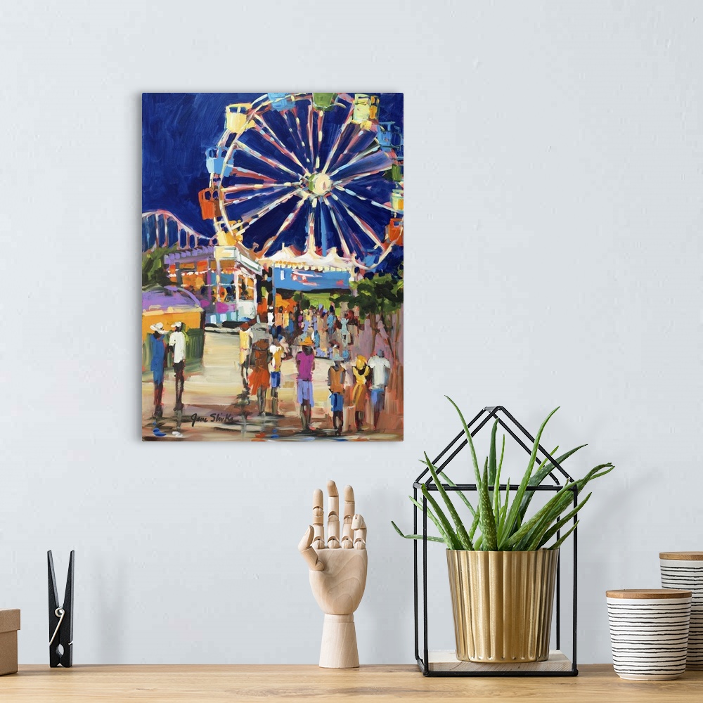 A bohemian room featuring Carnival