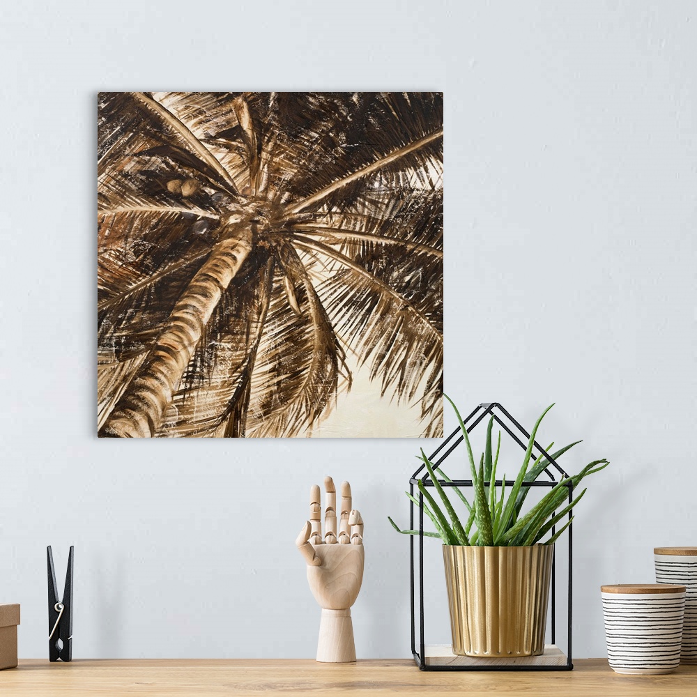 A bohemian room featuring Coconut Palm II