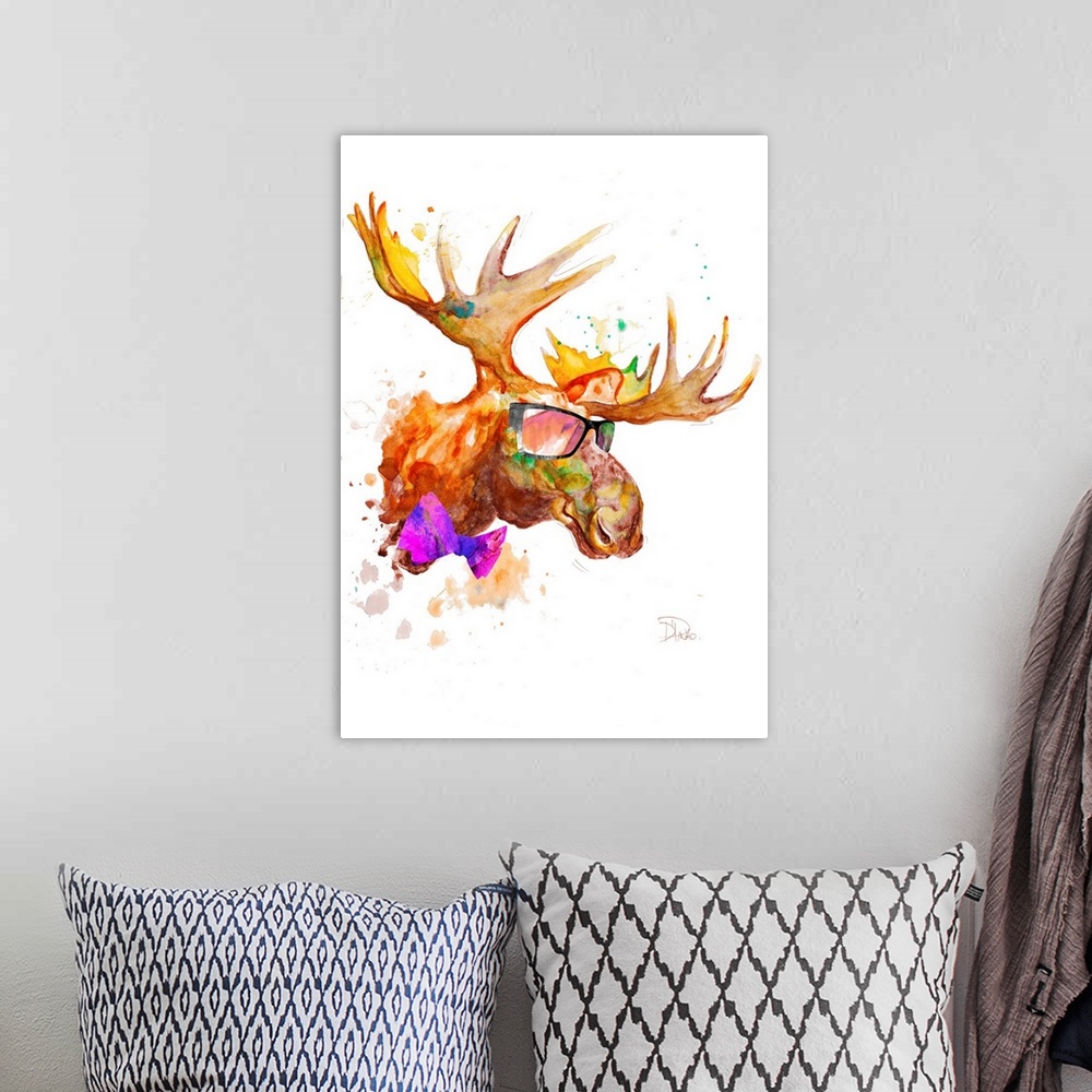 A bohemian room featuring Cool Moose