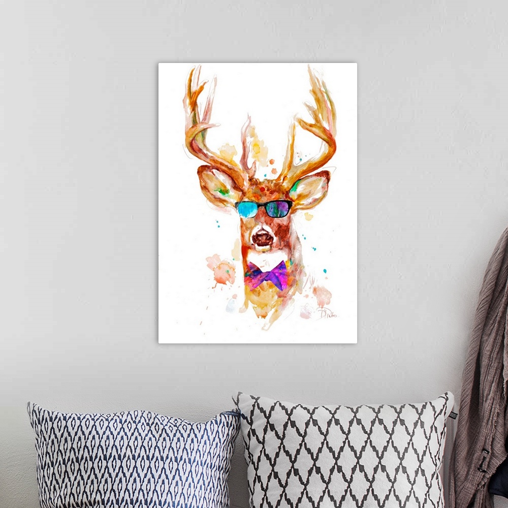 A bohemian room featuring Cool Stag