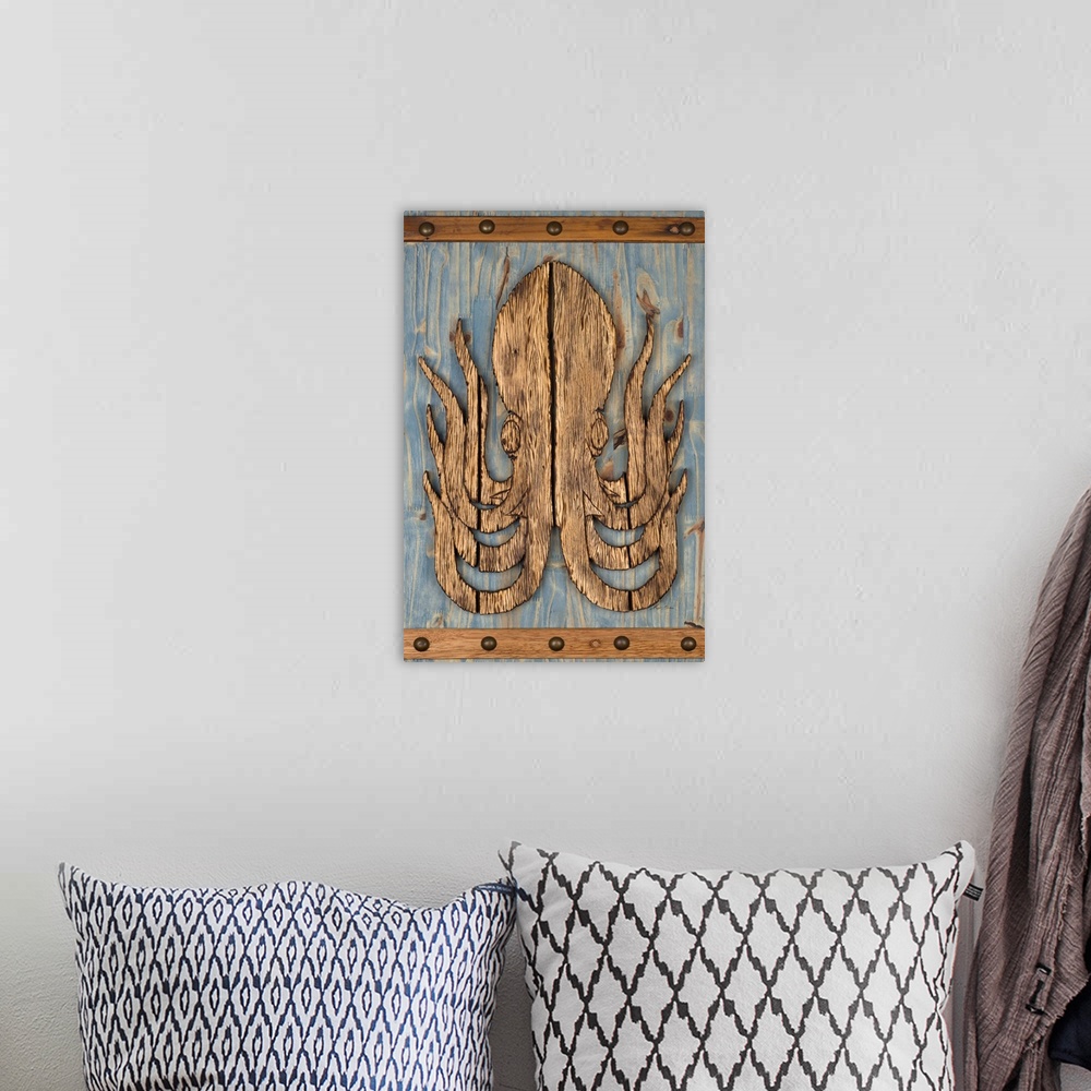 A bohemian room featuring Driftwood Octopus