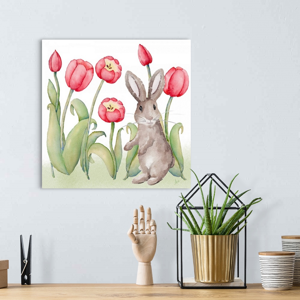 A bohemian room featuring Easter Tulip I
