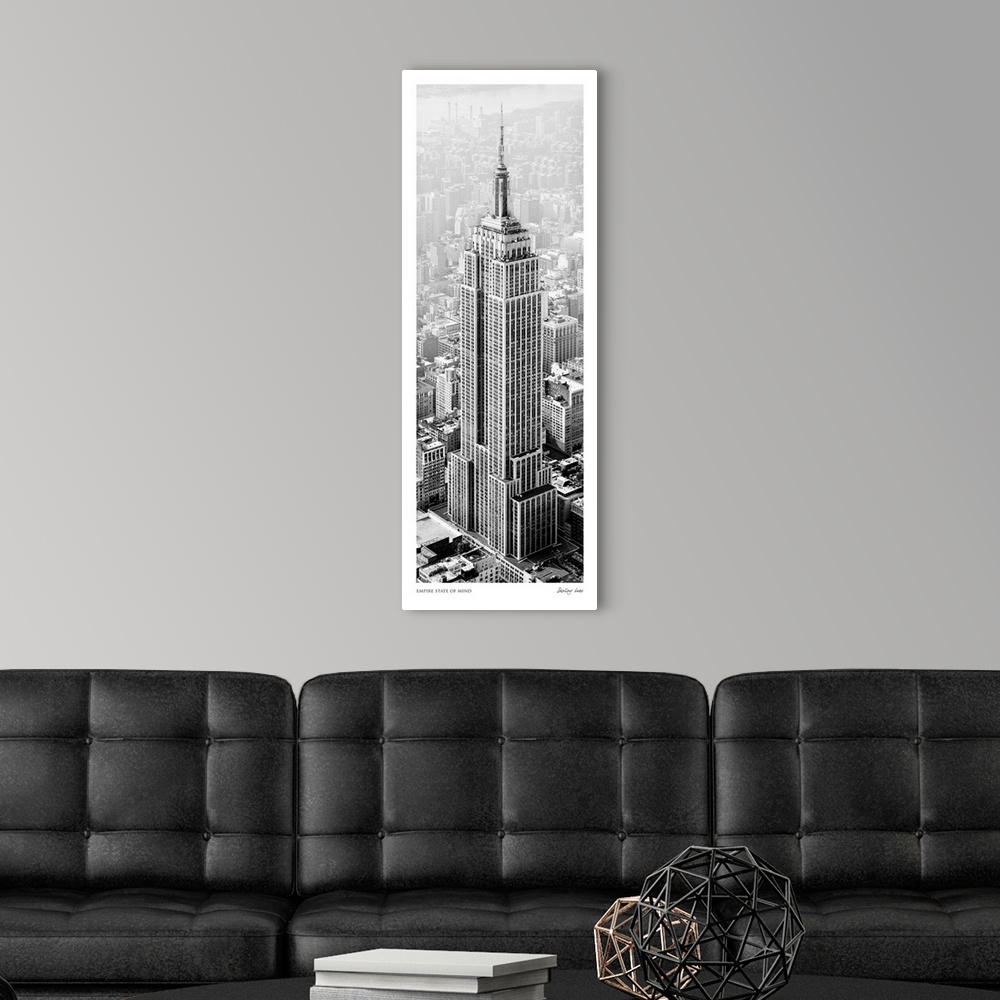 A modern room featuring Empire State of Mind