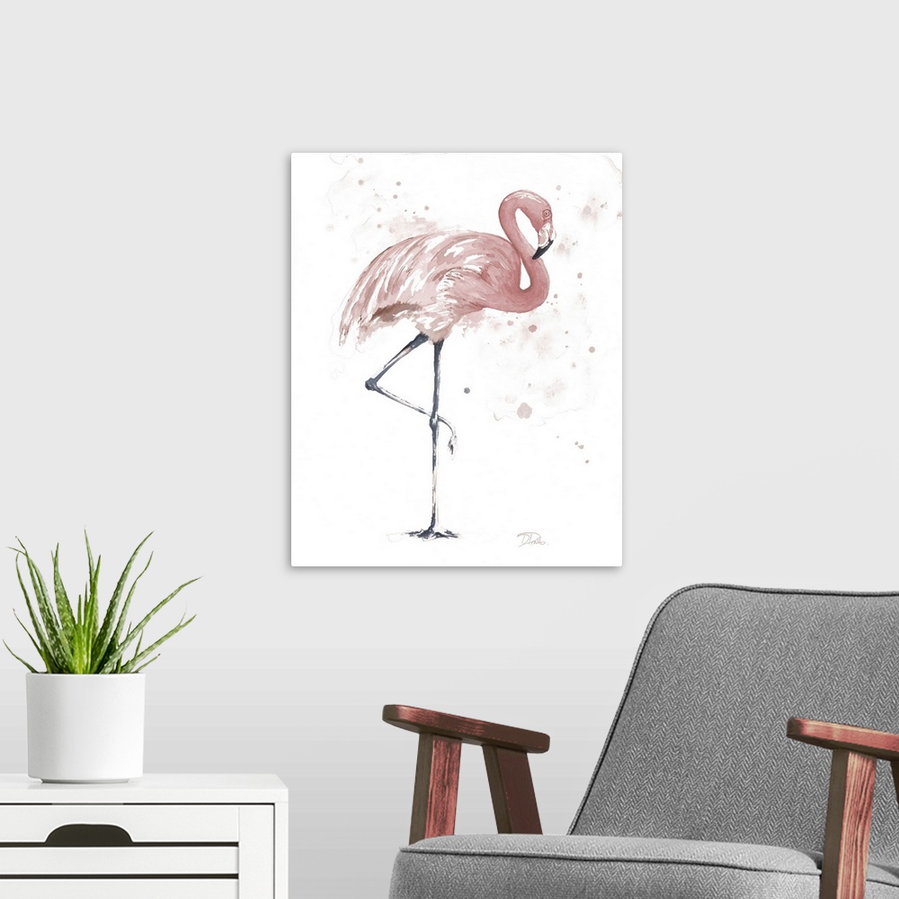 A modern room featuring Flamingo Stand II