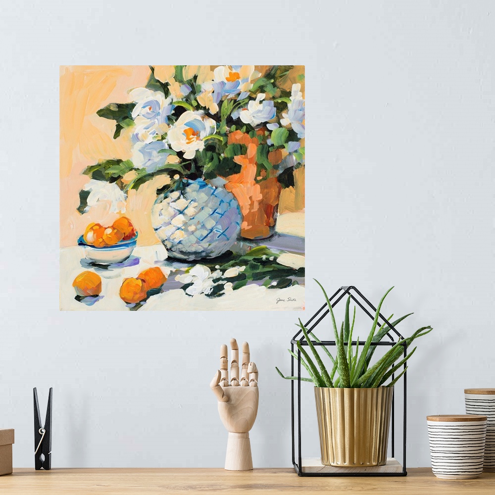 A bohemian room featuring Flowers And Oranges