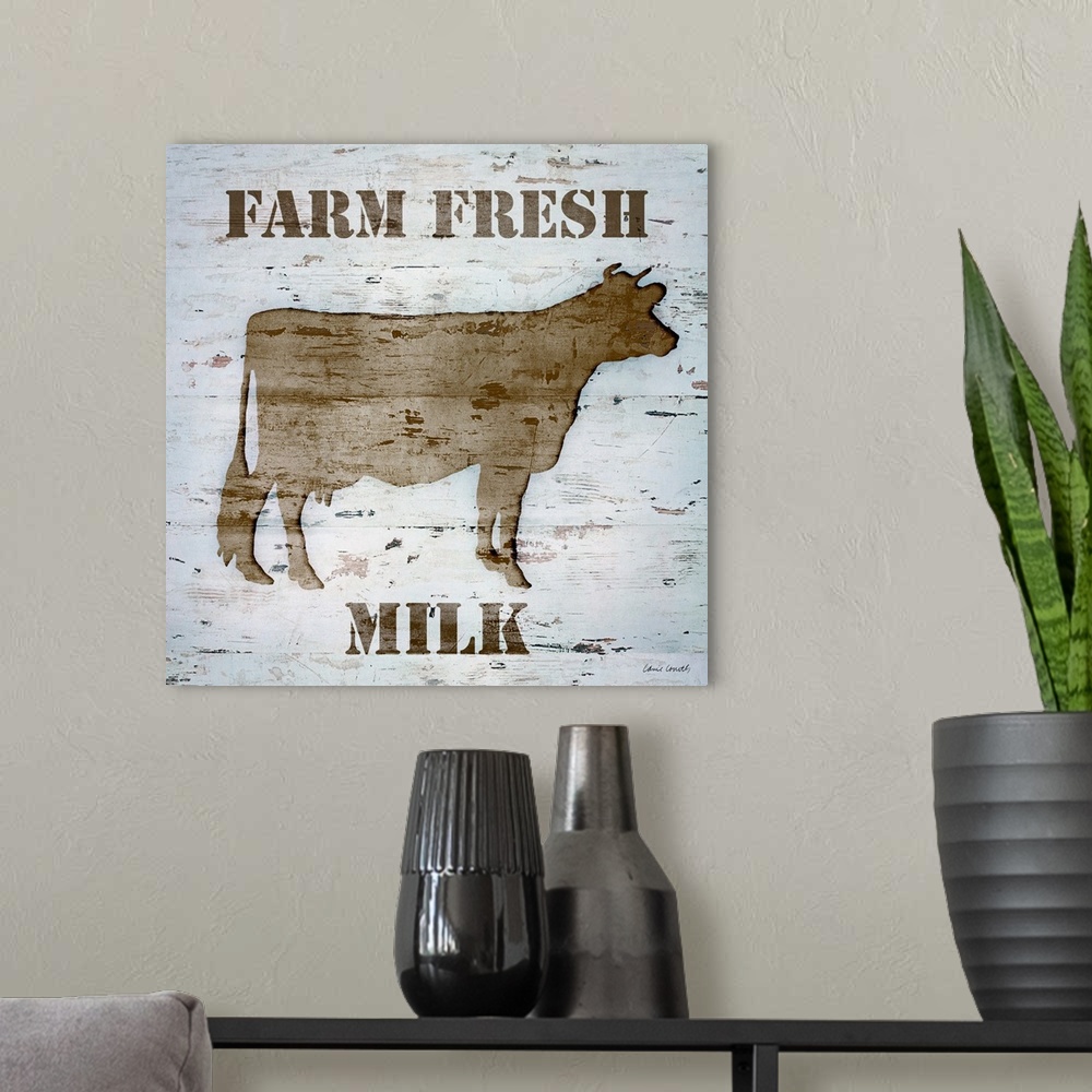 A modern room featuring Fresh Milk I