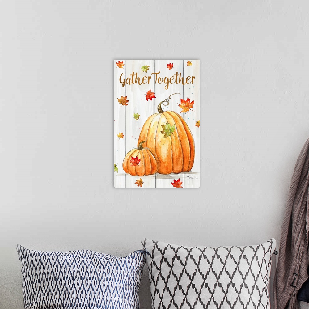 A bohemian room featuring Gather Together Pumpkin