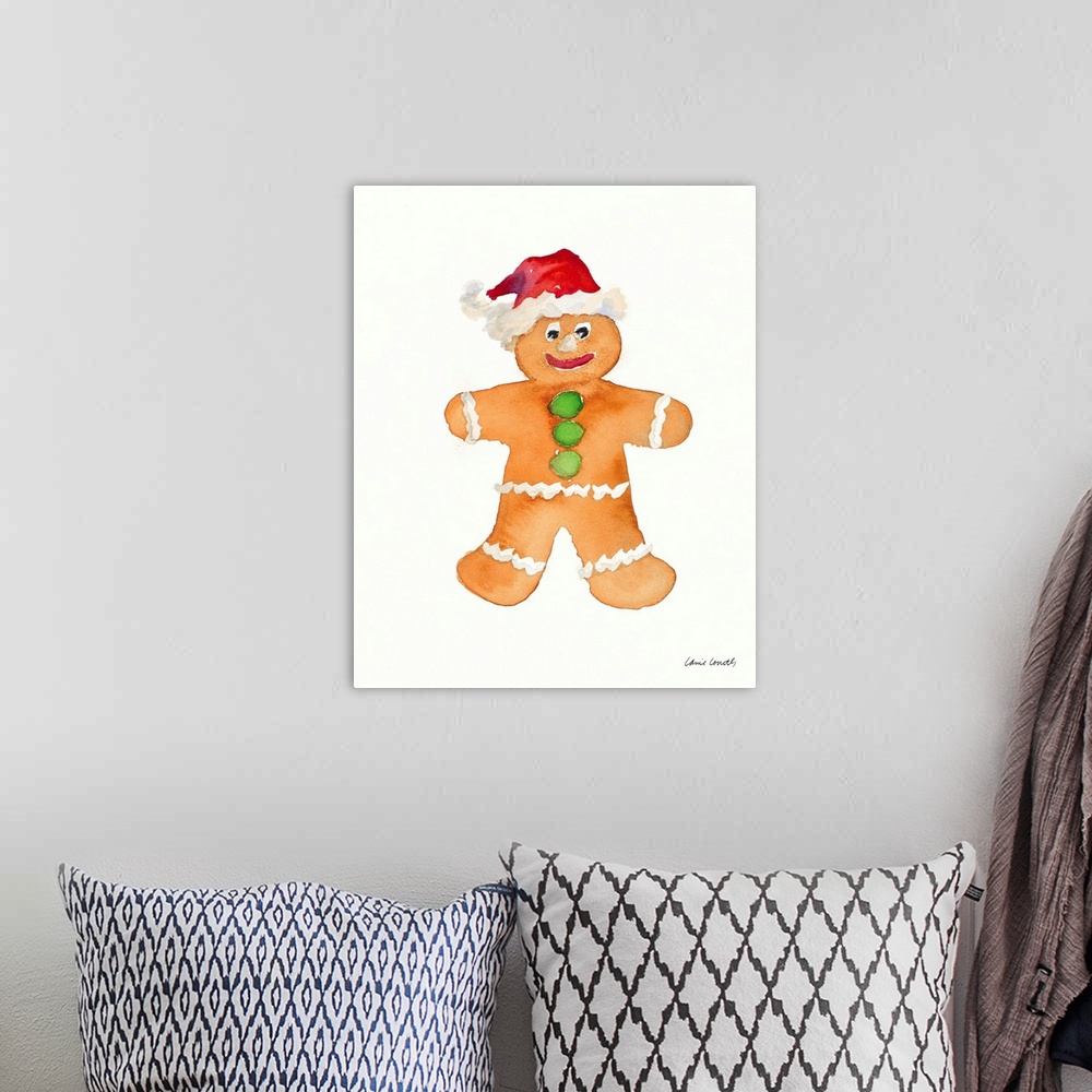 A bohemian room featuring Gingerbread Man I