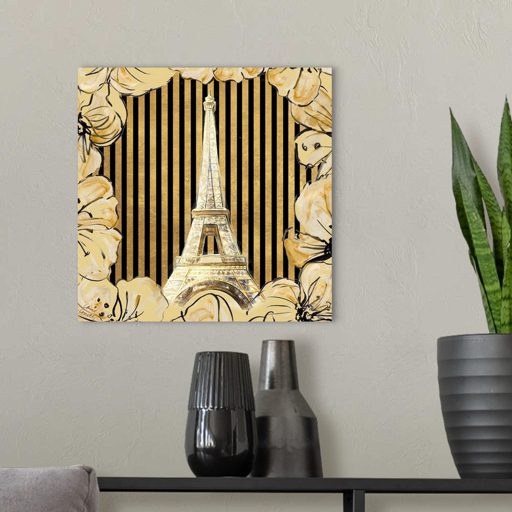 A modern room featuring Golden Paris I