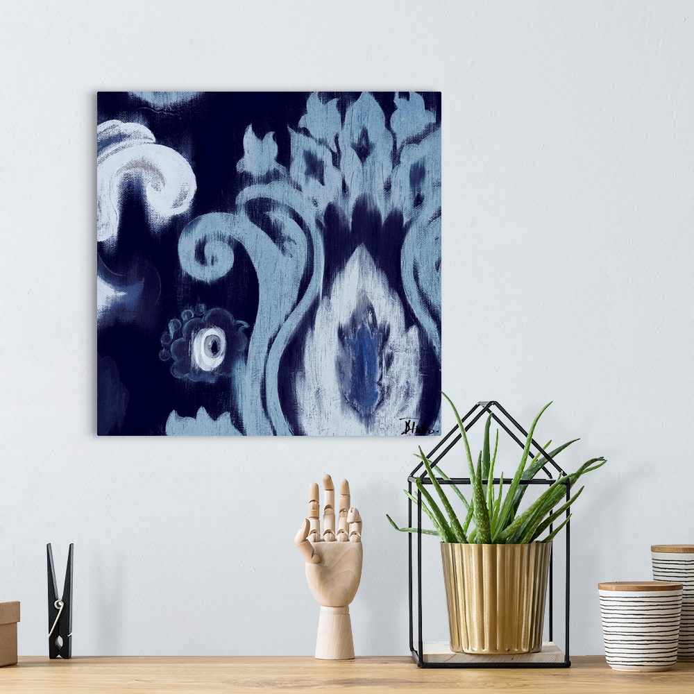 A bohemian room featuring Indigo Transitions with Border
