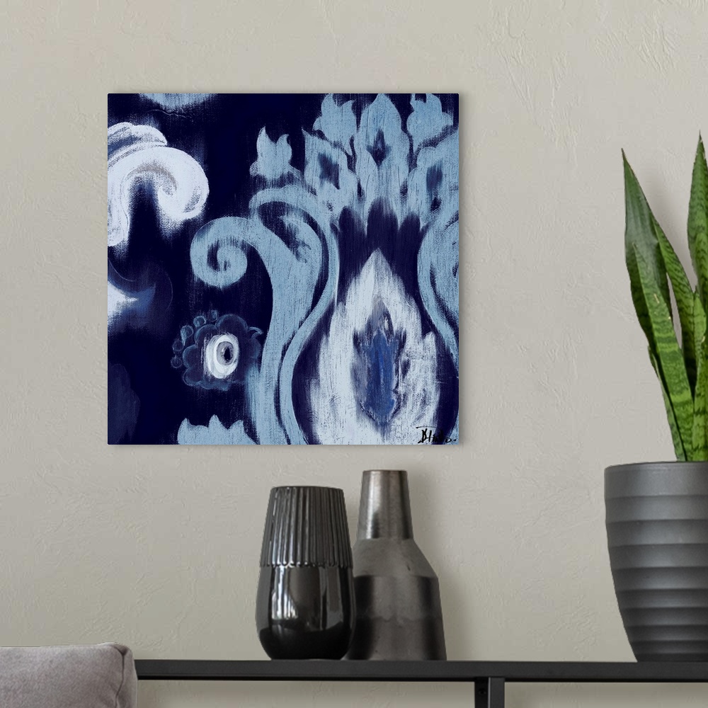 A modern room featuring Indigo Transitions with Border