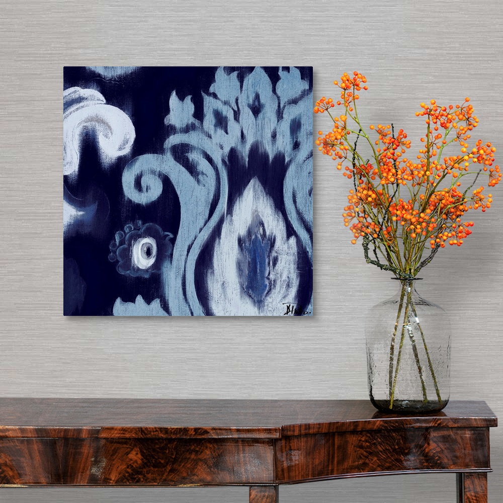 A traditional room featuring Indigo Transitions with Border