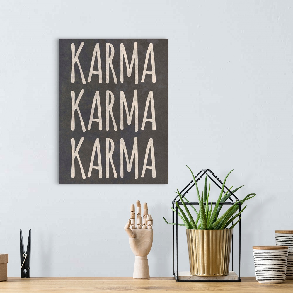 A bohemian room featuring Karma I