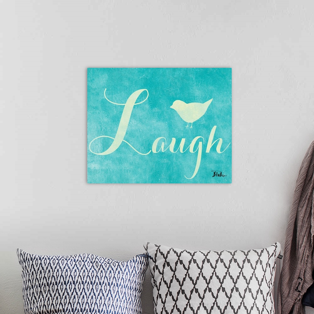 A bohemian room featuring Laugh and Smile I