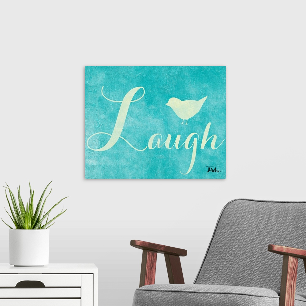 A modern room featuring Laugh and Smile I