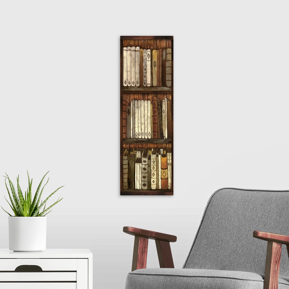 A modern room featuring Library I