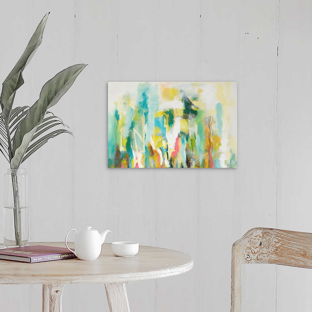 A farmhouse room featuring Mist Of The Crowd Abstract