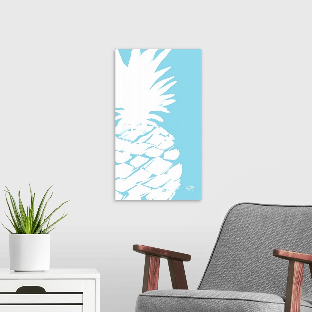 A modern room featuring Modern Pineapple I