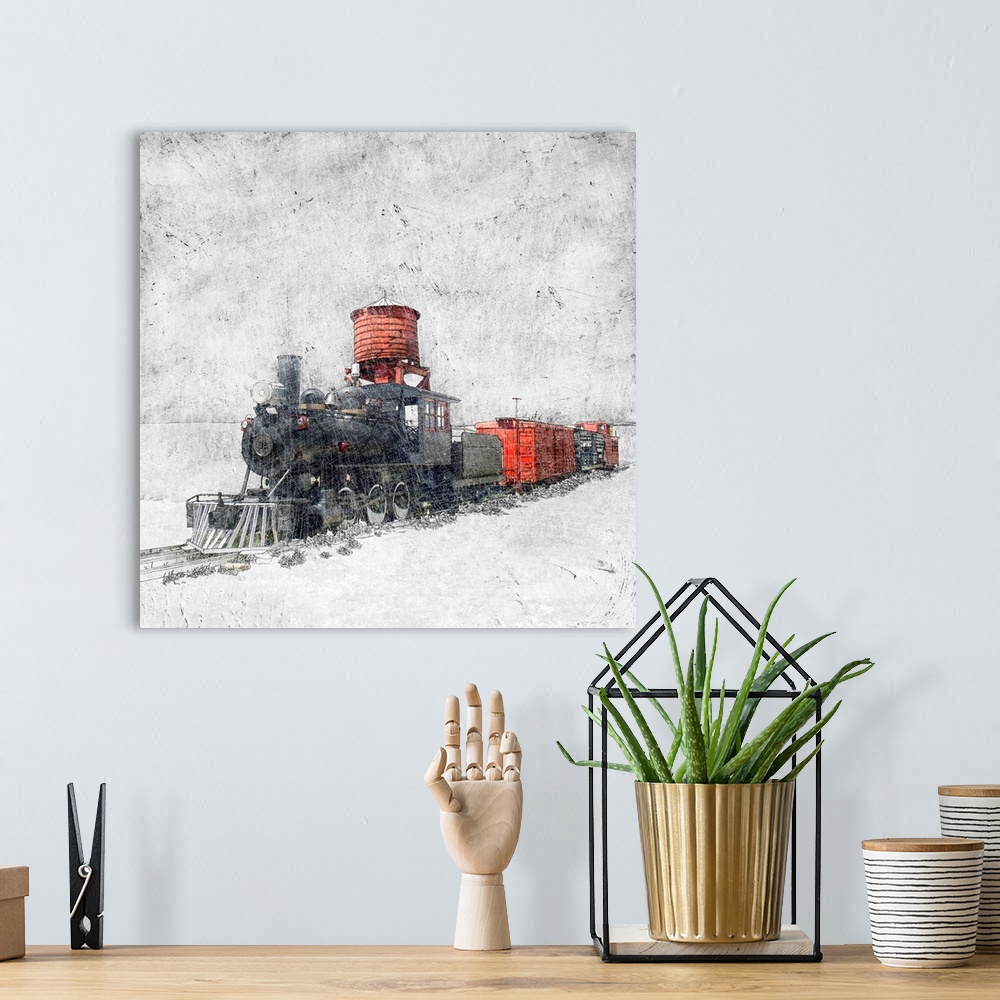A bohemian room featuring Muted Locomotive