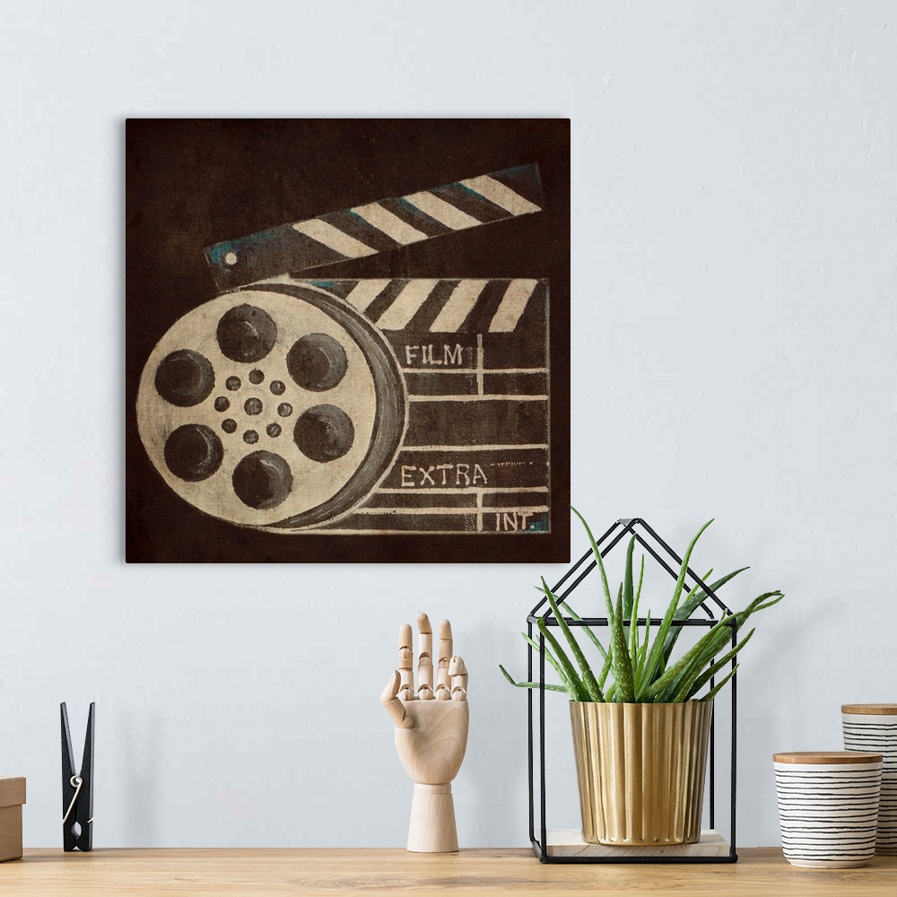 A bohemian room featuring Now Showing Slate And Reel