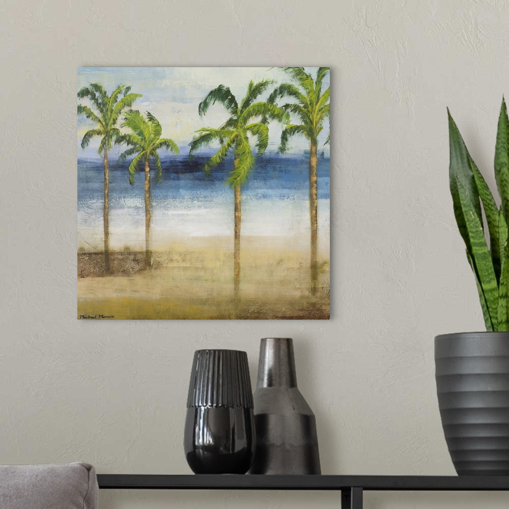 A modern room featuring Ocean Palms I