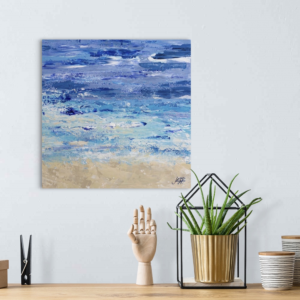 A bohemian room featuring Oceans in Abstract