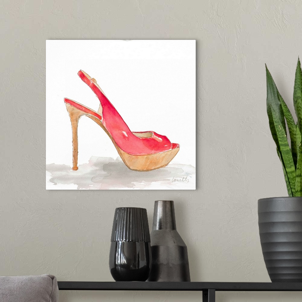A modern room featuring Pool Party Stiletto