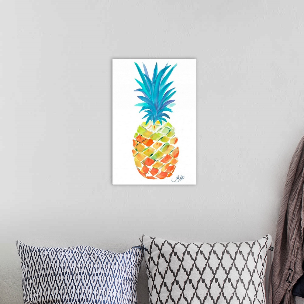 A bohemian room featuring Punchy Pineapple II