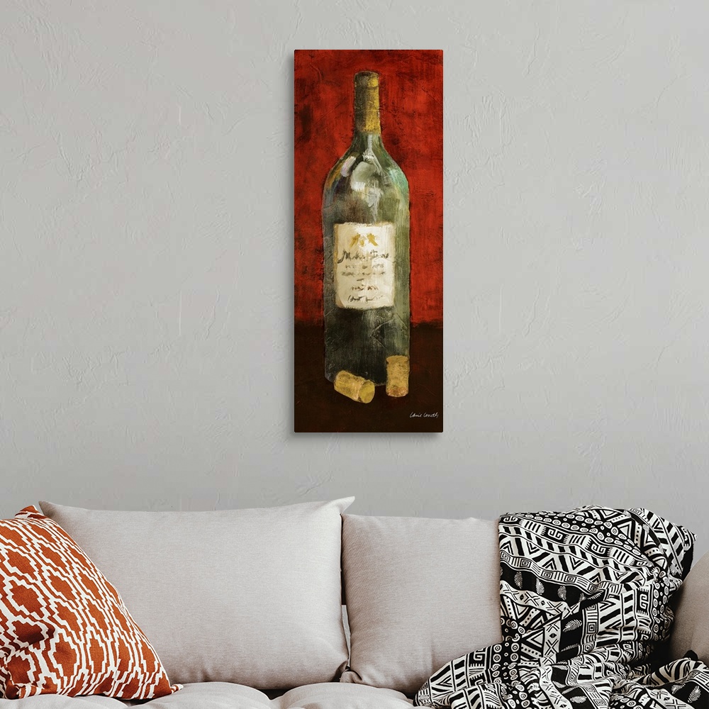 A bohemian room featuring Red Wine and Cork II