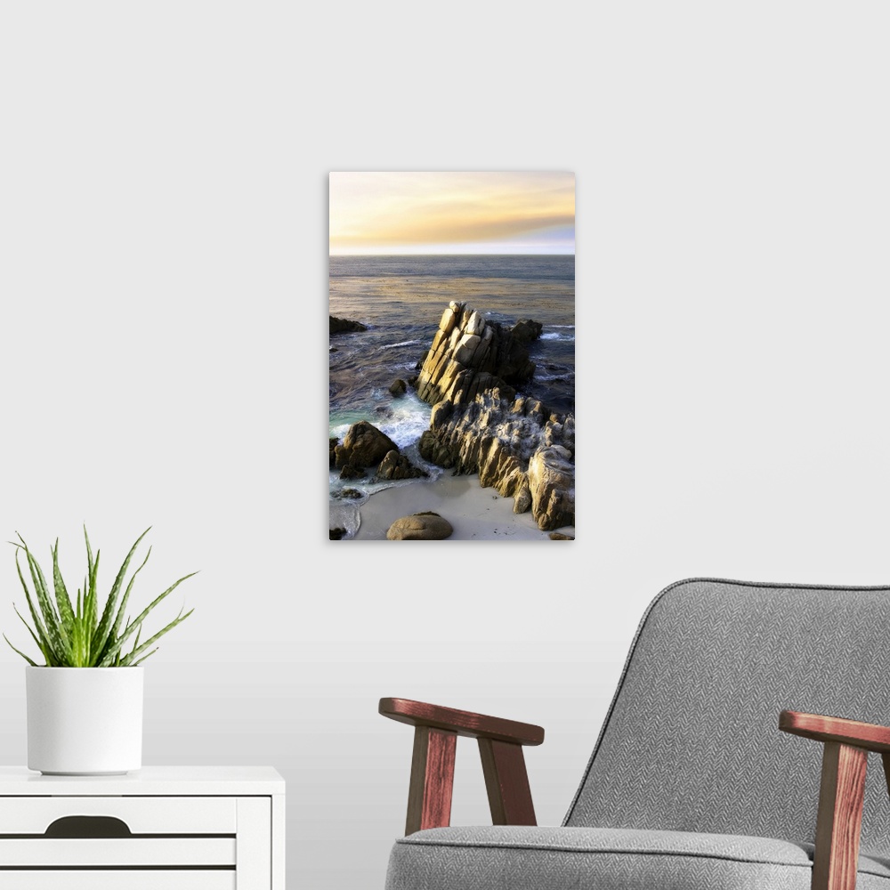 A modern room featuring Rising Tide II