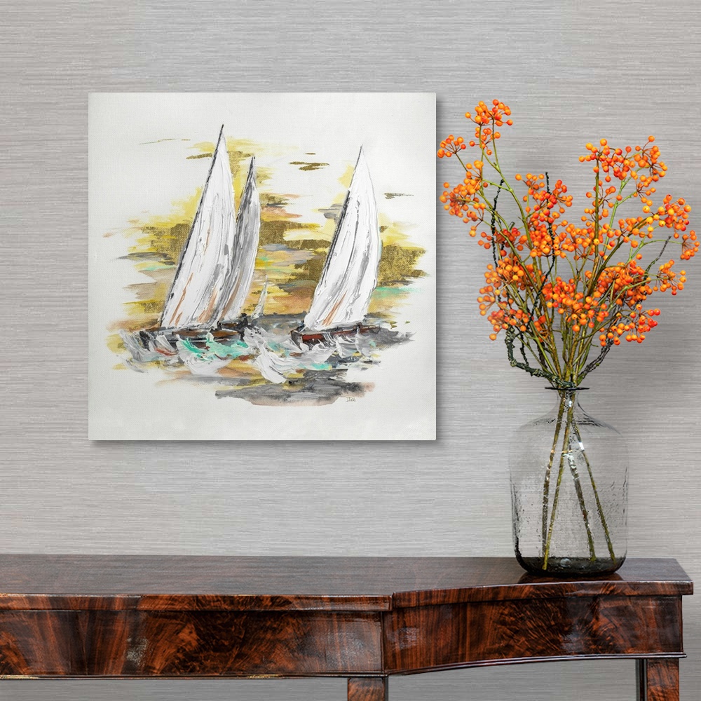 A traditional room featuring Sailing At Sunset II