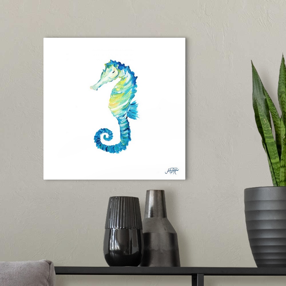 A modern room featuring Sea Creatures IV