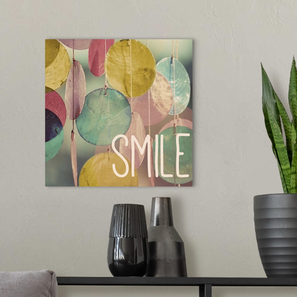 A modern room featuring Smile