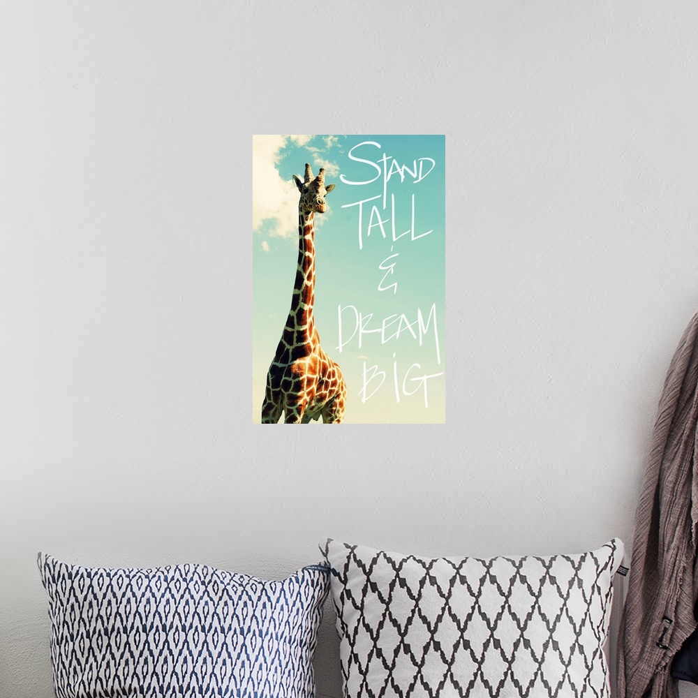 A bohemian room featuring Stand Tall