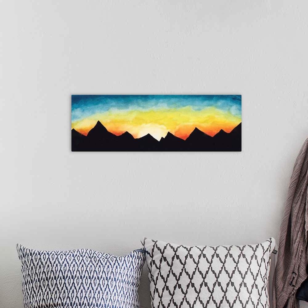 A bohemian room featuring Sunrise over the Mountains